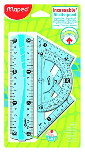Mapped 244069 Mini kit righe, squadre e goniometro,
