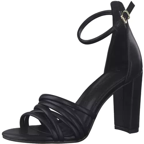 MARCO TOZZI Donna 2-2-28386-20, Sandalo, Nappa Nera