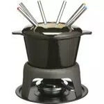 MasterClass Set per Fonduta in Ghisa per Cioccolato