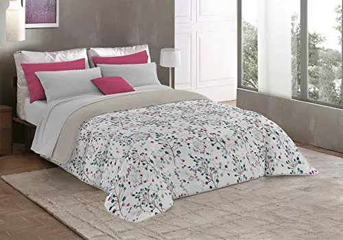 MB HOME ITALY Trapunta Invernale in Microfibra, Flor