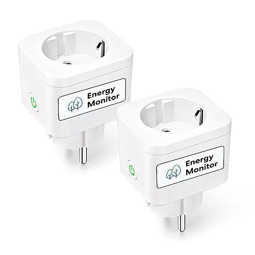 Meross Presa Smart Bluetooth con Monitoraggio Consumi, 2 pezzi