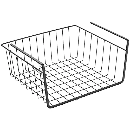 Metaltex Cestello sottopensile, Nero, 30x26x14