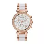 Michael Kors Orologio Parker da donna, movimento cronografo al quarzo