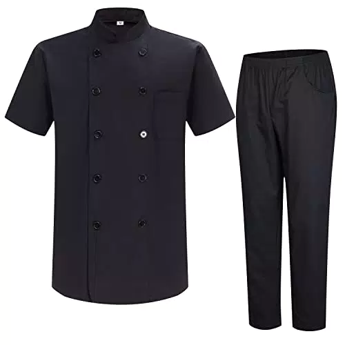 MISEMIYA - Giacca Cuoco Uomo - Giacca Cucina Uomo - Divisa Ristorante 8421B - 3XL