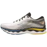 Mizuno Wave Sky 6, Scarpe da Trail Running Uomo, White CyberYellow Ibunting