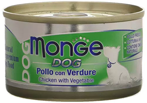 Monge Dog Pollo con Verdure, Cibo Umido per Cani Adulti
