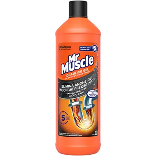 Mr Muscle Idraulico Gel, Disgorgante per Tubi e Scarichi, 1 pezzo