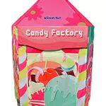 NARMAY Tenda da gioco motivo fabbrica di caramelle per bambini