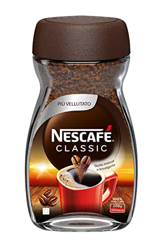 NESCAFÉ Classic Caffè Solubile, Barattolo 200g