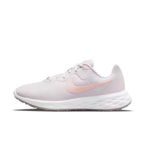 Nike Revolution 6, Scarpe de Gimnastica Donna, Viola Light Violet Champagne White