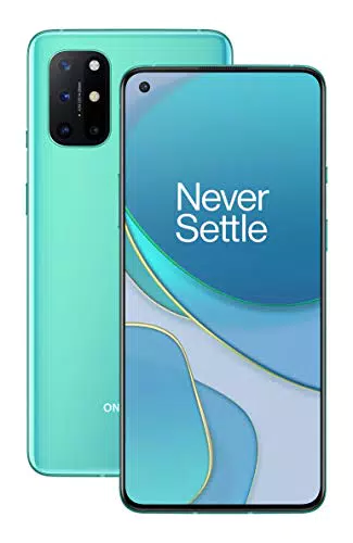 OnePlus 8T Smartphone 5G, 8GB RAM + 128GB, Quad Camera e Warp Charge 65W