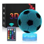 ONEVER Base per luce LED 3D, 10Pack Supporto per base per luce notturna con lampada a LED 3D con fogli acrilici Touch Screen Base per display a LED Telecomando per camera da letto Camera dei bambini