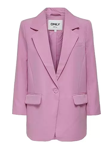 Only Onllana-berry L/S Ovs Blazer Tlr Noos, Blazer Donna