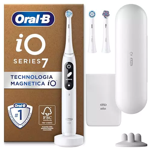Oral-B Spazzolino Elettrico Ricaricabile iO 7N, Sensore di Pressione