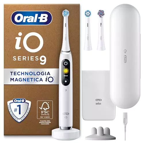 Oral-B Spazzolino Elettrico Ricaricabile iO 9N, Sensore di Pressione