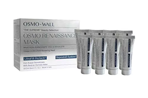 Osmowall OSMO RENAISSANCE MASK Maschera Viso Collo Décolleté Idratante Antirughe. Efficace contro rughe e linee di espressione. Pelle più idratata