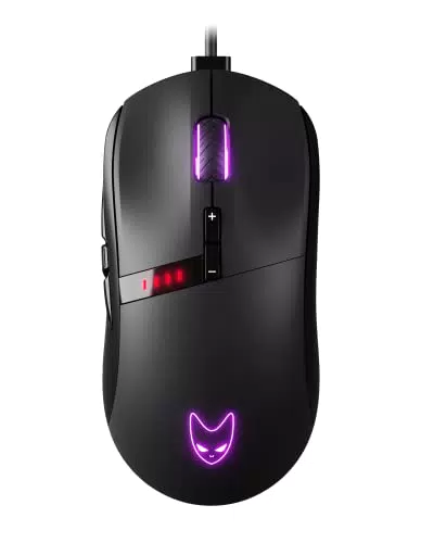 Oversteel - Invar Mouse da gioco USB, 12400 DPI regolabili