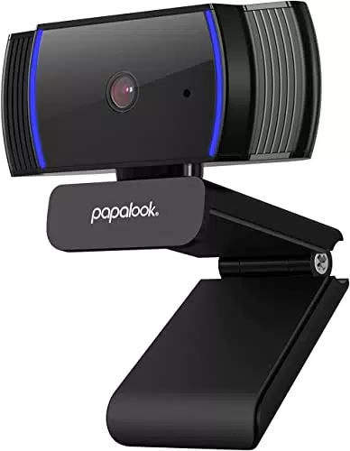 papalook Webcam 1080P, AF925 Autofocus Web Camera Streaming Video Full HD con Microfono