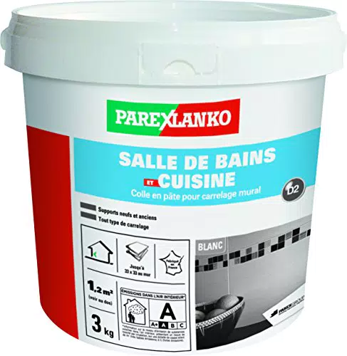 ParexGroup 02551  Colla Piastrelle Pasta bagno/cucina 3 kg