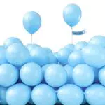 PartyWoo Palloncini Blu, 120 Pezzi Palloncini Azzurri da 5 Pollici