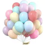 PartyWoo Palloncini Pastello, 50 Pezzi Palloncini Colorati Pastello da 12 Pollici
