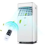 Pasapair Condizionatore Portatile, 7000BTU/h, 2KW, 28㎡/88m