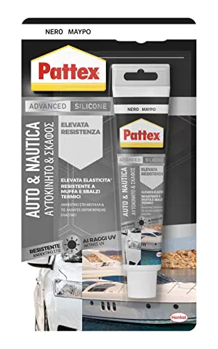 Pattex Adesivo Sigillante Auto e Nautica, Multifunzionale per Applicazioni in Campo Nautico