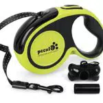 Pecute Guinzaglio Retrattile per Cani, Guinzaglio per Cani Allungabile 5m
