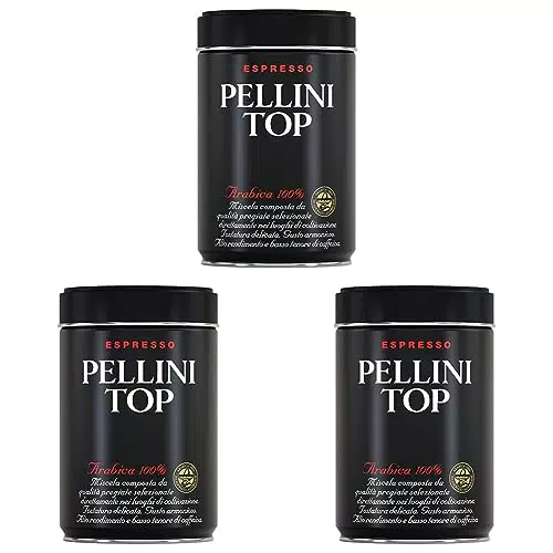 Pellini Macinato Top Caffè 100% Arabica per Moka, 250g