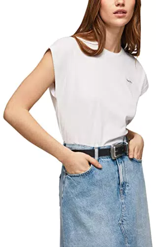 Pepe Jeans Bloom T-Shirt, Bianco