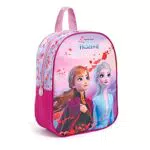 PERLETTI Zainetto Disney Frozen 2 Rosa e Lilla - Zaino Asilo Bimba Principesse Anna Elsa Piccola Cartella Scuola Materna Colorato per Bambine 3 - 5 Anni - 30x24x10 cm