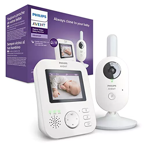 PHILIPS AVENT SCD833/26 - Video-Babyphone, colore: Bianco