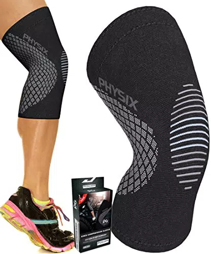 Physix Gear - Ginocchiera a compressione, alternativa alla stecca al ginocchio