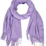 PIECES Pckial New Long Scarf Noos BC Sciarpa, Rosa Viola