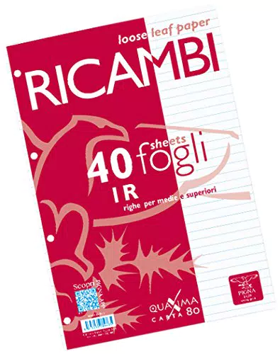 Pigna 00629031R, Ricambio non rinforzato, Rigatura 1R