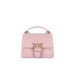Pinko Love One Top Handle Mini Light, Borsa Donna, O81Q-Cipria-Antique Gold