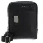 PIQUADRO Akron, Borsello per iPad Mini Uomo, Nero
