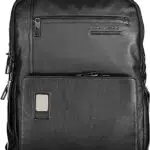 PIQUADRO Akron, Zaino in Pelle Donna, Nero