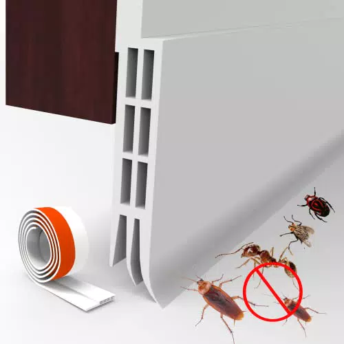 POPYS Porta Guarnizione inferiore - Paraspifferi sottoporta - Paraspifferi porta blindata - paraspifferi finestre - guarnizione porta