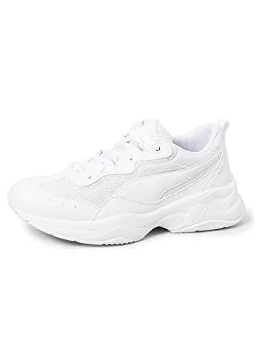 PUMA CILIA, Scarpe da Corsa Donna, Puma White-Gray Violet-Puma Silver