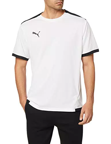 PUMA teamLIGA Jersey, Puma White-puma Black, M