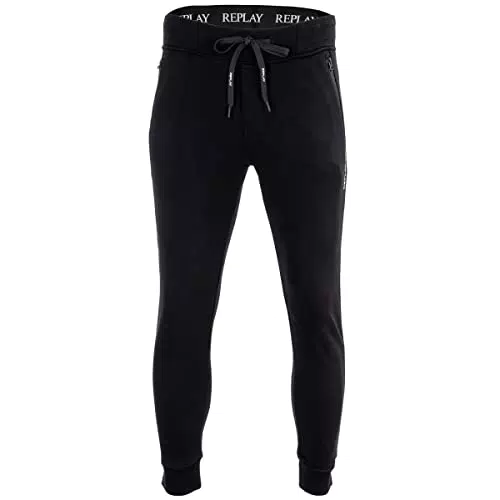 REPLAY M9715 Pantaloni Sportivi, Nero
