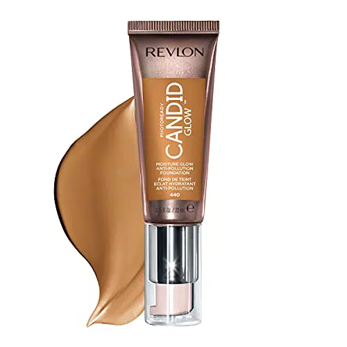 Revlon 7252318013 PhotoReady Candid Glow Fondotinta Umidità Caramello