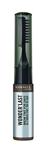 Rimmel London Tinta Sopracciglia Wonder'Last, Applicatore Massima Precisione con Punta Sottile