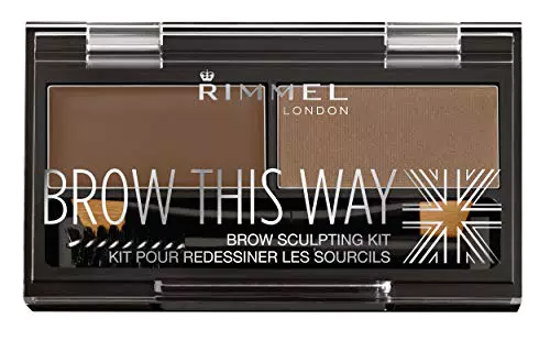 Rimmel London Trucco Sopracciglia Kit Sourcils Brow This Way 002 Mid Brown - 5 Ml
