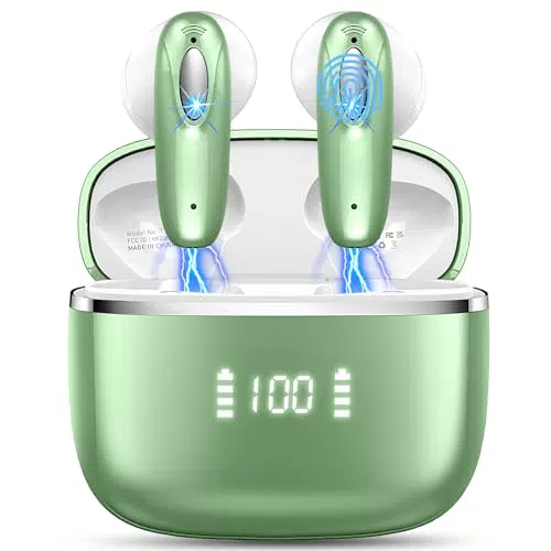 ROMOKE T19 Cuffie Bluetooth, Auricolari Bluetooth 5.3