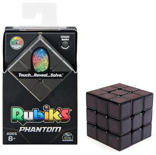 Rubik - Cubo di Rubik Fantasma - Cubo di Rubik 3x3 - Ottimo Come Antistress e Come Gioco da Viaggio - Rompicapo per Adulti e Bambini - Cubo Rubik Originale con Tecnologia termocromic