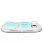 SBS Caricatore da tavolo wireless multiplo, 10W, base di ricarica per cellulari Qi