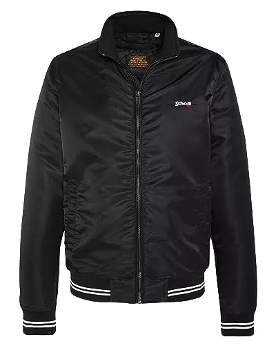 Schott NYC Tiger23 Giubbotto, Nero