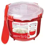 Sistema Rice Cooker, Plastic, Rosso, 2,6L